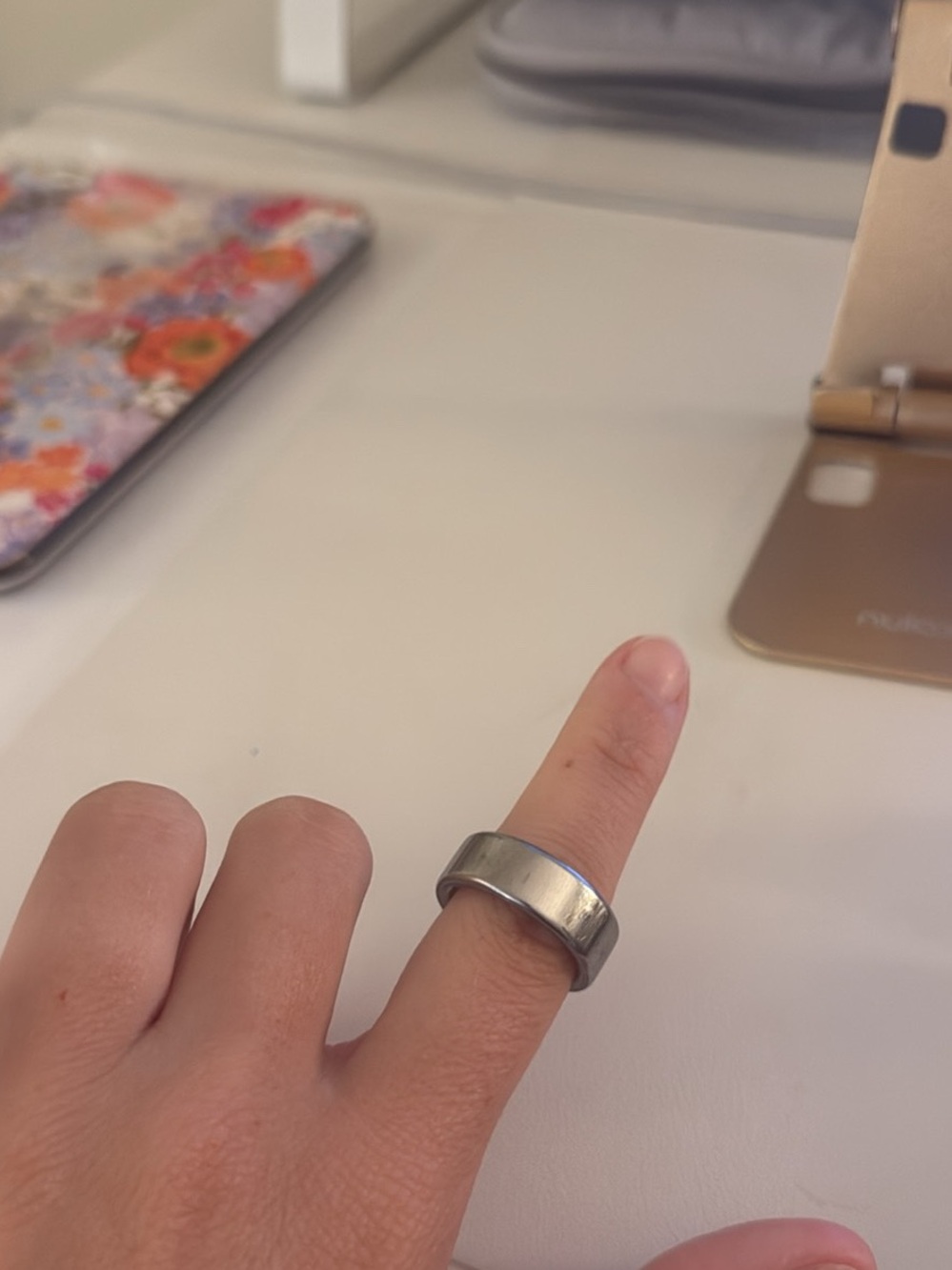 Oura Ring Gen 4 Silver Size 8